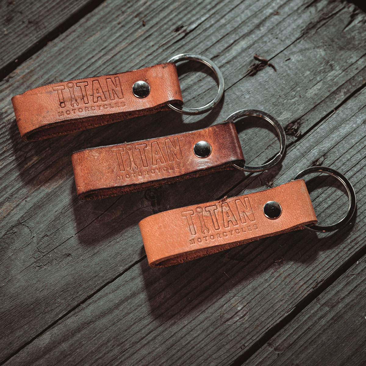 Schlüsselanhänger aus echtem Leder Natural Leather Leder Key-Ring Cafe  Racer Shop Graz