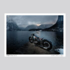 TITAN-Coole-Motorrad-Postkarten- Caferacer-Ansichtskarten-Chromokarton-Grußkarte-Print-Set-Shop-Geschenke