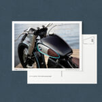TITAN-Coole-Motorrad-Postkarten- Caferacer-Ansichtskarten-Chromokarton-Grußkarte-Print-Set-Shop-Geschenke