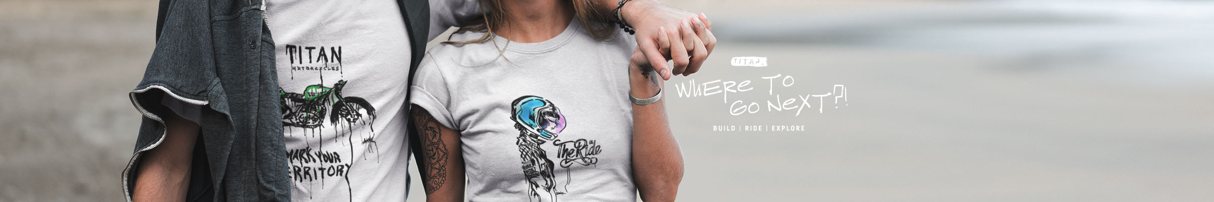 Illustration Shirt “Flat Track” white, Damen / Lady Cut