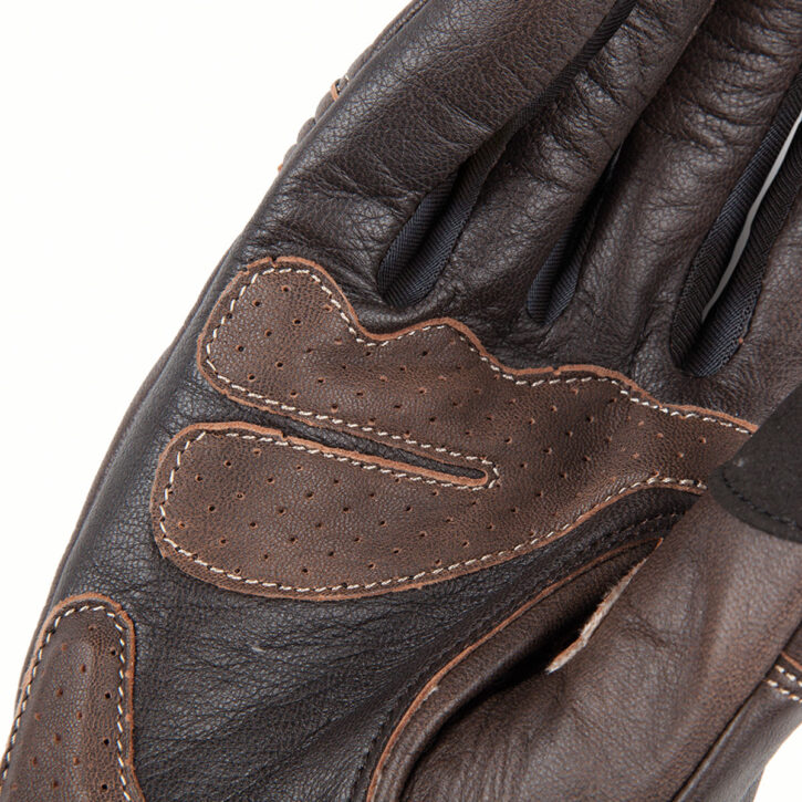 ucano Urbano Motorrad Handschuhe Caferacer Style Retro Gig Pro braun schwarz Motorcycle Gloves